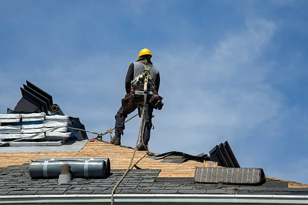 Professional Flat Roof Repair technician working in Kent, CT